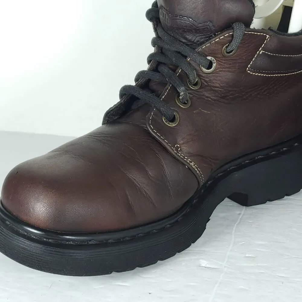 Dr. Martens Men's 9231 Vtg US 10 Uk 9 Brown Leather Chunky Work Boots England